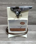 Vtg 1970s Sunbeam Total Clean Power Pierce Can Opener & Knife Sharpener Works. Fixed Price $44.50.