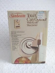 Vintage 1983 Sunbeam Total Clean Can Opener Empty Box Only 05096 Almond See Pics. Fixed Price $9.99.