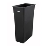 Sleek 23-gallon Black Slim Trash Can For Space-saving Waste Management. Fixed Price $77.99.