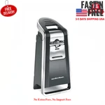 Hamilton Beach Smooth Edge Automatic Electric Can Opener, Black & Stainless, New. Fixed Price $33.77.