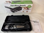 Hamilton Beach Classic Chrome Electric Knife With Case Black 74275z. Fixed Price $22.50.