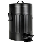 Small Farmhouse Bathroom Trash Can Pet Proof Matte Black With Lid For. Fixed Price $41.63.