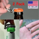 2x Pcs Edc Mini Lightweight Bottle Beer Opener & Keyring Pocket Utility Keychain. Fixed Price $8.99.