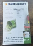 Black & Decker Extra Tall Ec450 Can Opener / Auto Off White W/original Box. Fixed Price $18.95.
