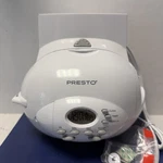 Presto Hide' N Sleek Electric Under Cabinet Can Opener Clock & Knife Sharpener. Fixed Price $59.99.