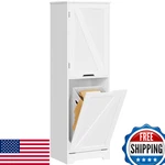 Yitahome 53 Tall Bathroom Storage Cabinet Tilt Out Laundry Hamper. Fixed Price $161.98.