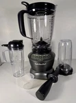 Nutribullet 1200 Watt Combo Blender Nbc-12a 5-speed Gray W/accessories No Box. Fixed Price $84.99.