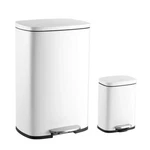 Happimess Hpm1006c Connor Rectangular Trash Can With Soft-close Lid And Free .... Fixed Price $157.93.