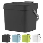 Kitchen Trash Can With Lid, Lalastar Wall-mounted Under Sink Small Garbage F. Fixed Price $39.87.