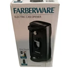 Farberware Tall Can Opener With Cord Storage, Knife Sharpener And Bottle. Fixed Price $39.99.