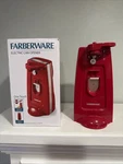 Farberware Electric Can Opener Red One Touch Hands Free - Preowned With Box.. Fixed Price $19.99.