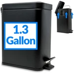 Reli. Small Trash Can With Lid, 1.3 Gallon 5 Liter Stainless Steel Matte Bl.... Fixed Price $36.99.