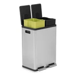 Step Trash Can 16 Gallon 60l Dual Compartment Stainless Steel 79598a Kitchen. Fixed Price $209.99.