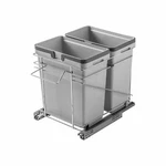 Salice 15" Soft Close Heavy Duty Recycle Waste Trash Pull Out Gray Qpam15228c. Fixed Price $306.28.