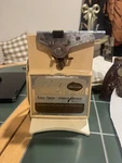 Vintage Sunbeam Can Opener Sharpener Power Pierce Total Clean. Fixed Price $45.00.