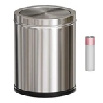 Yojia 4 Gallon Stainless Steel Waste Bin,small Metal Garbage Can With Silver. Fixed Price $103.70.
