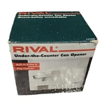 Rival Electric Under The Counter Can Opener White Model Cn7600. Fixed Price $55.00.