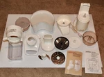 Vintage Sunbeam Oskar Food Processor - Original Parts And Accessories. Fixed Price $9.99.