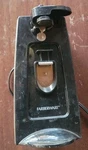 Farberware Electric Can Opener Black + Stainless Fw61100027737 Tested Tall Cans. Fixed Price $11.69.