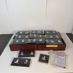 Pillsbury Doughboy Pin Collection Willabee & Ward Wooden Box Recipe Cards Brown. Fixed Price $79.99.