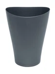 Rubbermaid Spa Works Vanity Wastebasket Pack Of 1, Gunmetal Blue. Fixed Price $17.44.
