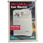 Vintage Rival Can Opener Heavy Duty Metal Lever Electric Model Cn781 Unopened. Fixed Price $119.00.