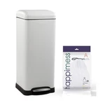 Happimess Hpm1007a Betty Retro 8-gallon Step-open Trash Can With Soft-close L.... Fixed Price $91.99.