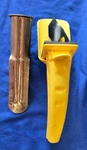 Sears, Roebuck And Co. No. 4747 Manual Can Opener W/ Pouring Spout Silver/yellow. Fixed Price $15.00.