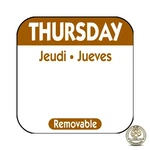 National Check Removable Day Labels 1x1in 36 Rolls Food Rotation. Fixed Price $16.00.