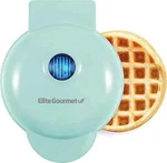 Elite Gourmet Ewm015m Electric Nonstick Mini Waffle Maker, Belgian Waffles. Fixed Price $18.99.