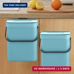 Lalastar Small Trash Can With Lid, Compost Bin Indoor Kitchen Sealed Under Sink. Fixed Price $29.67.