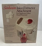 Vintage Sunbeam Juice Extractor Attachment. Fixed Price $39.99.