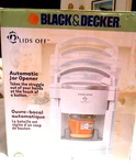 Black & Decker Lids Off Automatic Jar Opener Jw200 One Easy Touch New. Fixed Price $84.90.