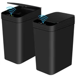 Anborry Bathroom Automatic Trash Can 2 Pack 2.2 Gallon Touchless Motion Sensor S. Fixed Price $46.99.