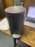 H+lux Small Trash Can With Lid, Round Carnage Foot Pedal, Removable. Fixed Price $18.91.