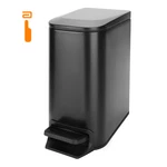 Cesun Small Bathroom Trash Can With Lid Soft Close, Step Small, Matt Black. Fixed Price $41.19.
