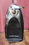Hamilton Beach Extra Tall Black Electric Can/bottle Opener 76380 Knife Sharpener. Fixed Price $17.95.