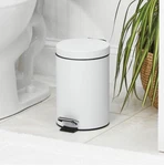 Mdesign Round Step Trash Can Garbage Bin, Removable Liner. Fixed Price $27.99.