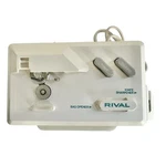 Rival Under Cabinet Can Opener White Model 7507 Sharpens Knives Tested & Works. Fixed Price $12.05.