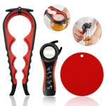 5-in-1 Jar & Bottle Opener For Arthritis, Seniors, Non-slip Grip Pad. Fixed Price $19.04.