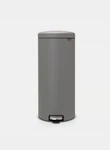 Brabantia Newicon Step On Trash Can, 8 Gallon (30l) - Mineral Concrete Gray. Fixed Price $129.85.