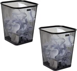 Mind Reader Mesh Trash Can, Waste Paper Basket, Square, Office, Metal Mesh, 9.75. Fixed Price $28.33.