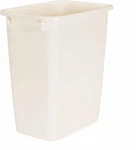 Rubbermaid Small Kitchen Bathroom Trash Can, Under Sink Waste Offwhite. Fixed Price $39.62.