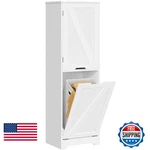 Yitahome 53 Tall Bathroom Storage Cabinet Tilt Out Laundry Hamper. Fixed Price $182.91.