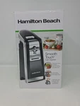 Hamilton Beach Smooth Touch Electric Can Opener Black Silver Model 76606fg. Fixed Price $29.87.
