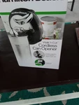 Hamilton Beach Walk 'n Cut Electric Can Opener For Kitchen Rechargeable. Fixed Price $36.00.