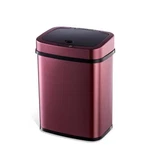 Ninestars Trash Can Touchless Motion Sensor Lid Burgundy Stainless Steel 3 Gal.. Fixed Price $42.40.