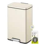 Eko Madison Vanilla Stainless Steel 50 Liter/13.2 Gallon Step Trash Can With .... Fixed Price $138.80.