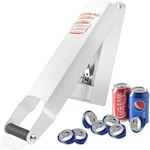 Aluminum Can Compactor White 8/12/16 Oz Metal Crusher Heavy Duty Wall-mount. Fixed Price $42.77.