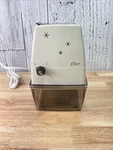 Vintage Oster Snoflake Electric Ice Cube Crusher 571-06b Almond Tropical Drinks. Fixed Price $22.00.